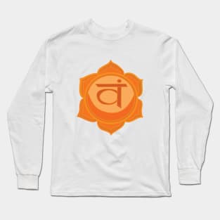 Svadhisthana or Sacral Chakra Long Sleeve T-Shirt